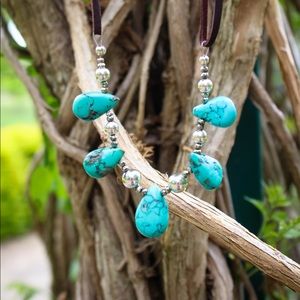 Sterling silver and Turquoise handmade necklace